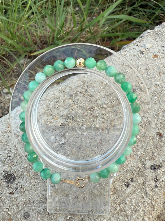Natural Emerald Bracelet – May Birthstone