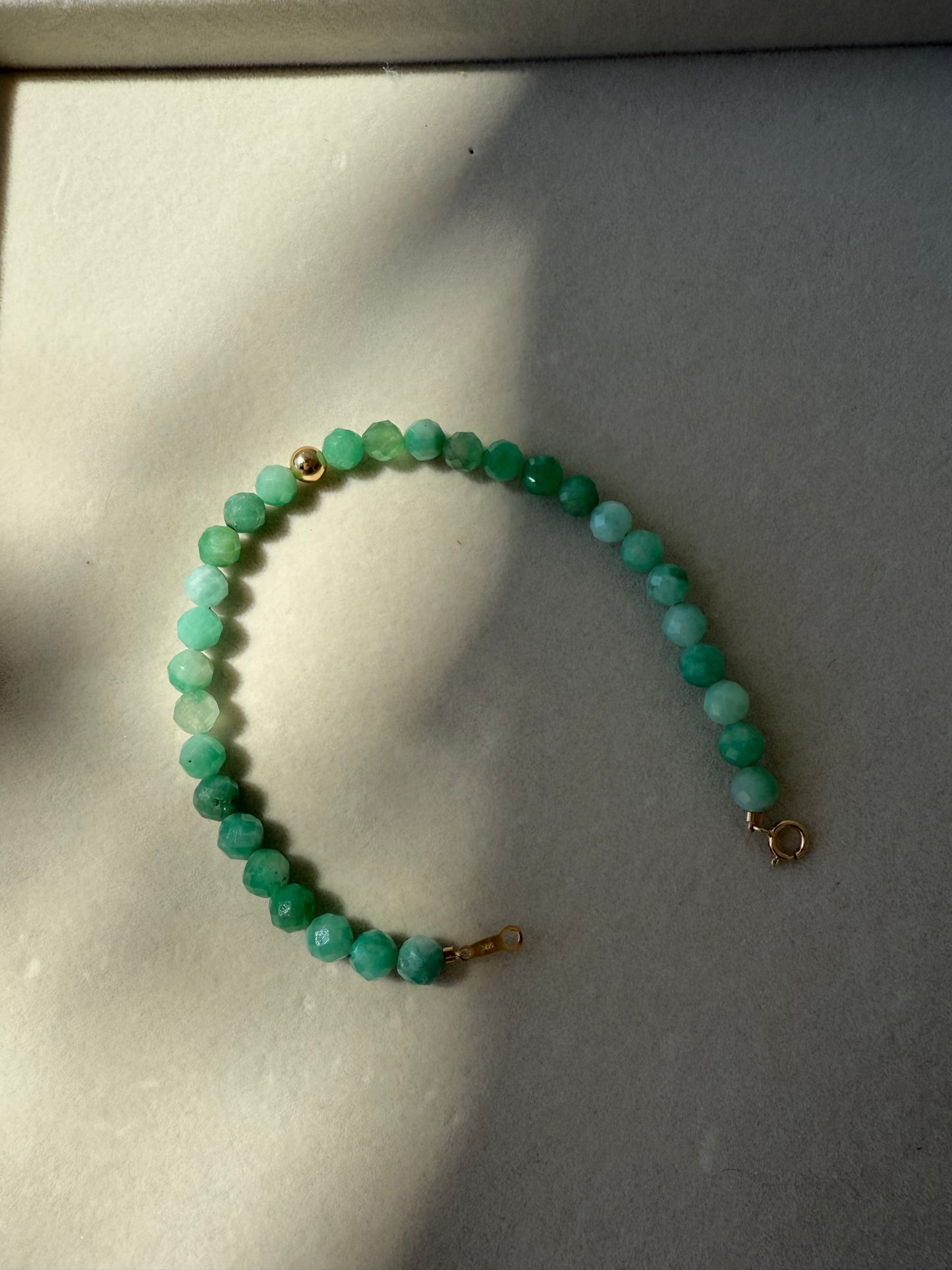 Natural Emerald Bracelet – May Birthstone