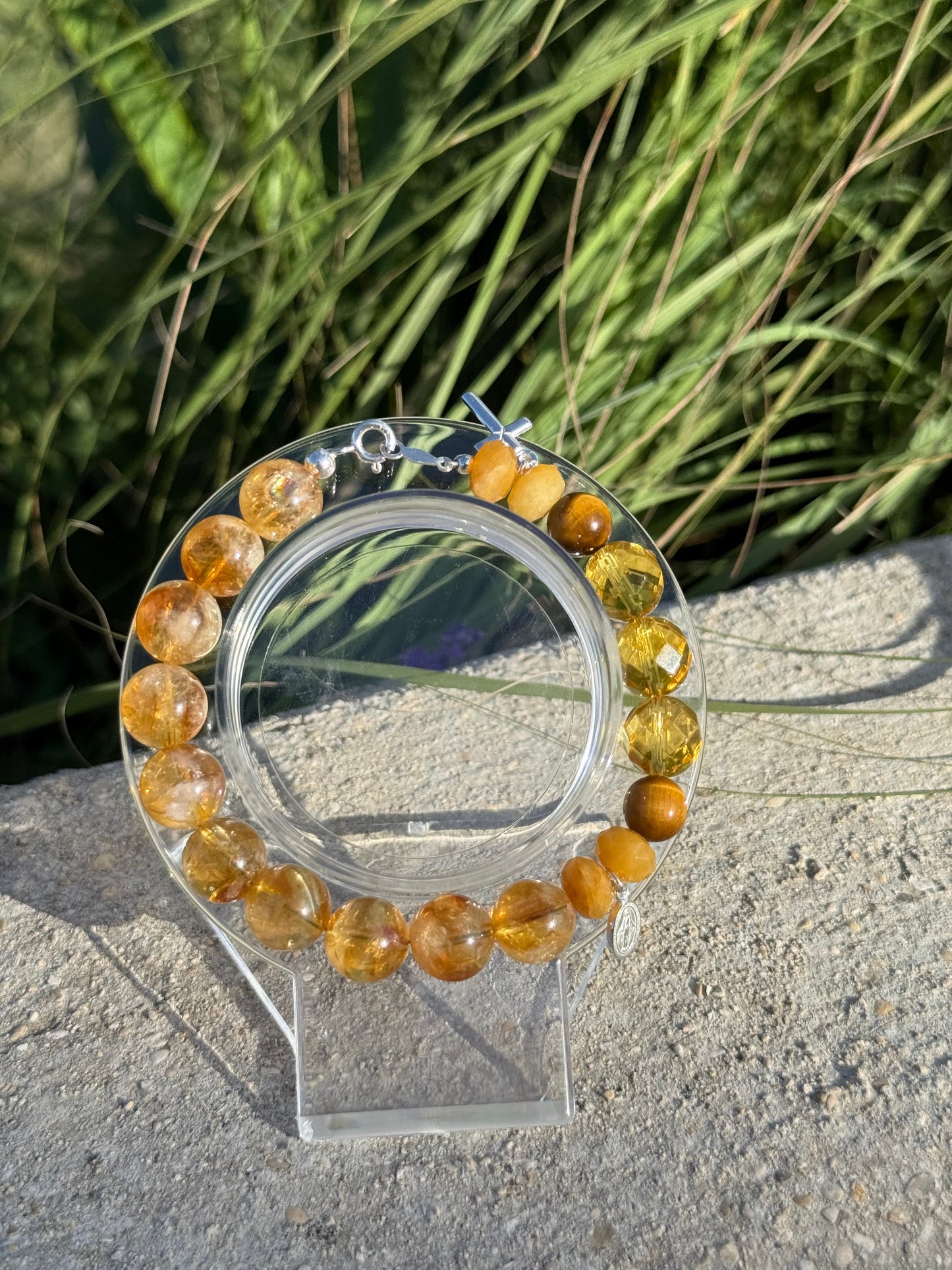 Golden Citrine Rosary Bracelet