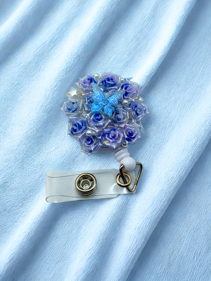 Cute ID Badge Reel – Handmade Retractable ID Holder with Charms