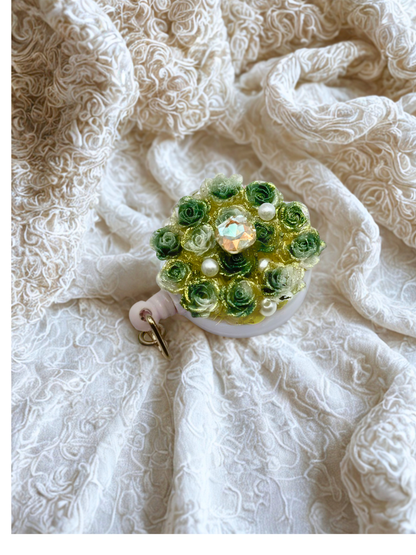 Cute ID Badge Reel – Handmade Retractable ID Holder with Charms