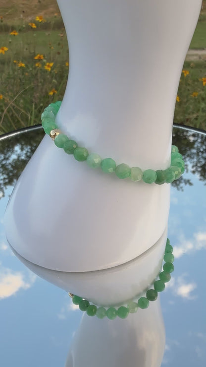 Natural Emerald Bracelet – May Birthstone